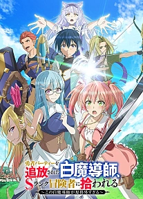 Постер к аниме Белого мага, изгнанного из команды героя, подобрал авантюрист ранга S: Этот белый маг слишком нестандартный