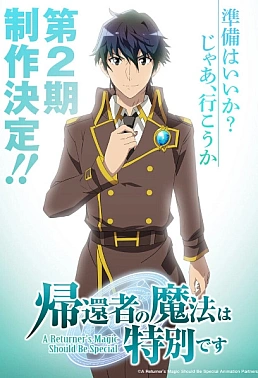Постер к аниме Магия вернувшегося должна быть особенной 2 сезон