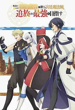 Постер к аниме Придворный маг, пользовавшийся лишь магией поддержки